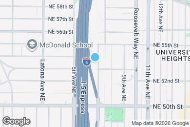 Map image of the property - 5309 7th Ave NE