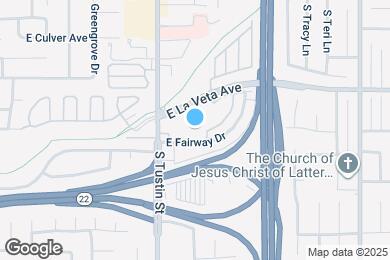 Map image of the property - The Orion Senior Apartments - Orange, CA