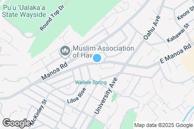 Map image of the property - 2477 E Manoa Rd