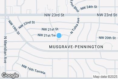 Map image of the property - 4121 NW 20th St