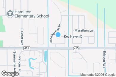 Map image of the property - 113 Key Haven Dr
