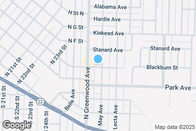 Map image of the property - 501 N May Ave