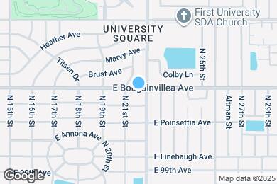 Map image of the property - 2109 E Bougainvillea Ave