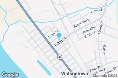 Map image of the property - 804 Ash St