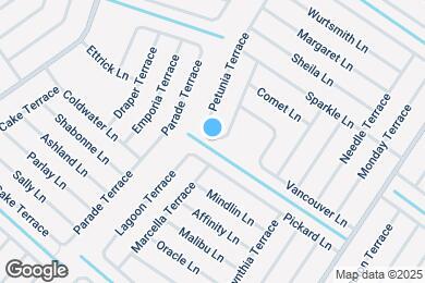 Map image of the property - 3725 Petunia Terrace