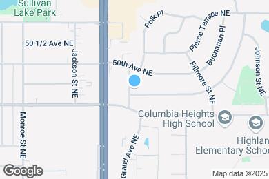 Map image of the property - 4935 Tyler St NE