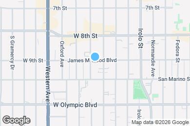 Map image of the property - 3350 James M Wood Blvd