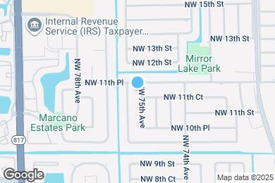 Map image of the property - 1141 NW 75th Ave