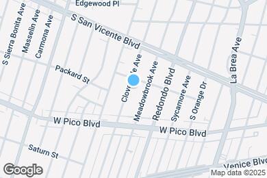 Map image of the property - 1318 S Cloverdale Ave