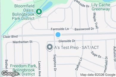 Map image of the property - 1486 Glenside Dr