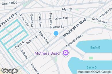 Map image of the property - Washington Blvd. Marina Apartments - near Abbot Kinney!