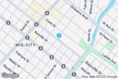 Map image of the property - 3713 Bienville St