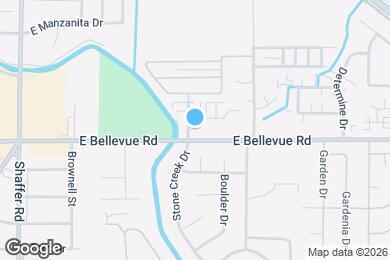 Map image of the property - 809 E Bellevue Rd