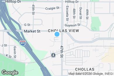 Map image of the property - 4646 Hartley St