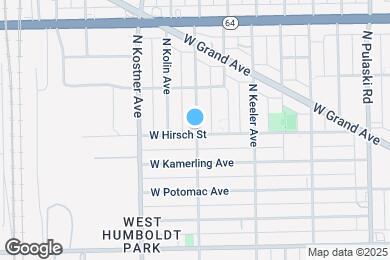 Map image of the property - 1406 N Kildare Ave
