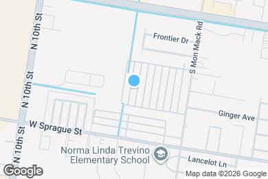 Map image of the property - 505 Teague Ave