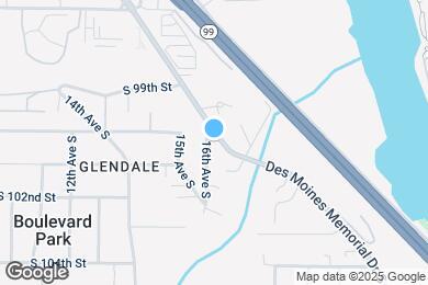 Map image of the property - 10009 Des Moines Memorial Dr S