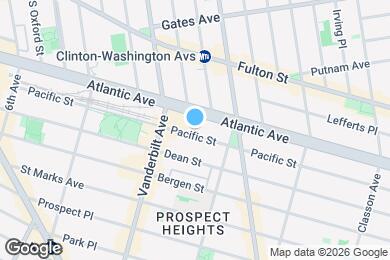 Map image of the property - 873 Pacific St
