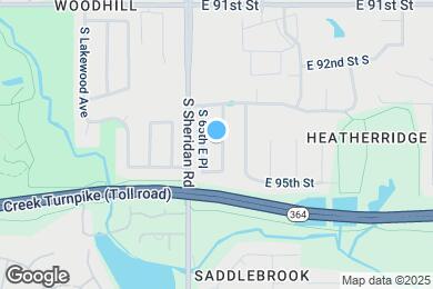 Map image of the property - 9334 S 66th East Ave
