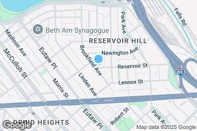 Map image of the property - 2201 Brookfield Ave