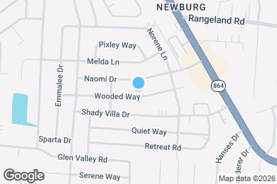 Map image of the property - 4113 Wooded Way