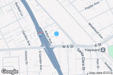 Map image of the property - Hayward Village Senior Apartments