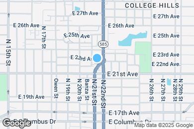 Map image of the property - 2108 E 22nd Ave.
