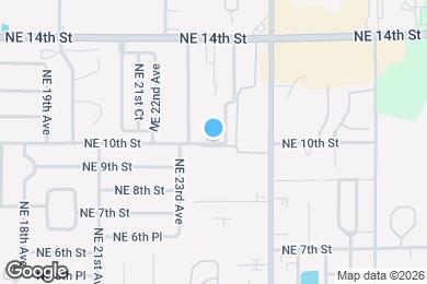Map image of the property - 2375 NE 10th St