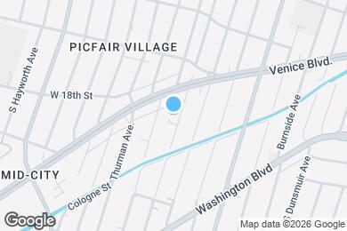 Map image of the property - 1841 S Curson Ave