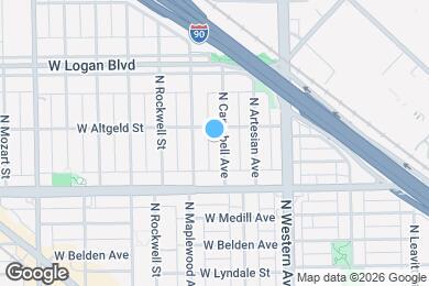 Map image of the property - 2444 N Campbell Ave