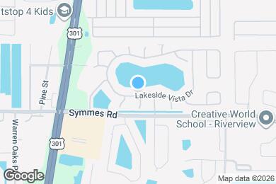 Map image of the property - 10910 Lakeside Vista Dr