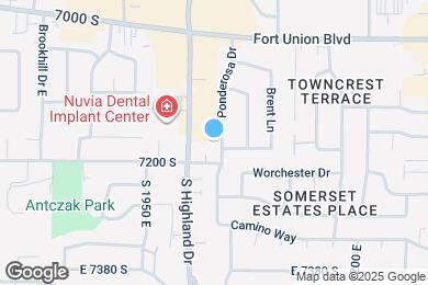 Map image of the property - 7164 S Ponderosa Dr
