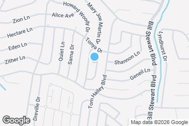 Map image of the property - 1020 Tammy Sue Ln