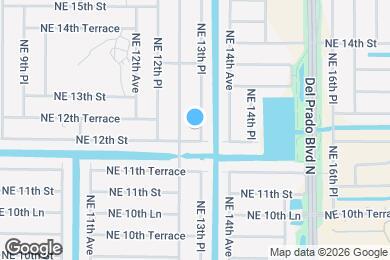 Map image of the property - 1206 NE 13th Pl