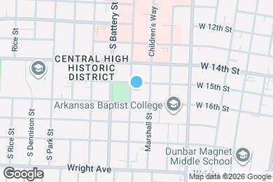 Map image of the property - 1515 Wolfe St