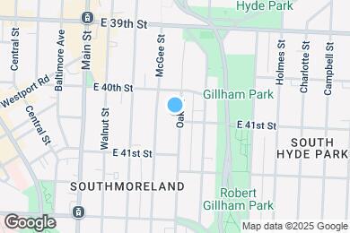 Map image of the property - 4012 Oak St