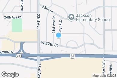 Map image of the property - 2615 21st Ave