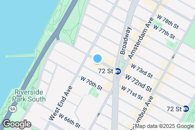 Map image of the property - 244 W 72nd St