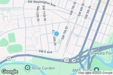 Map image of the property - 915 SW 10th St