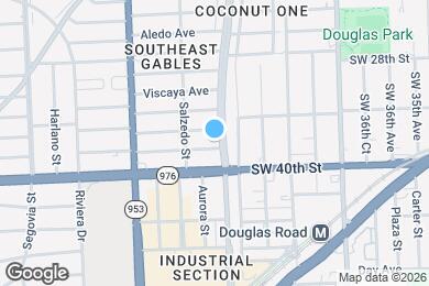 Map image of the property - 3912 Ponce de Leon Blvd
