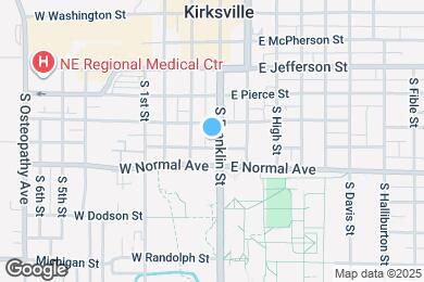 Map image of the property - 512 S Franklin St