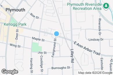 Map image of the property - 289 W Ann Arbor Trl
