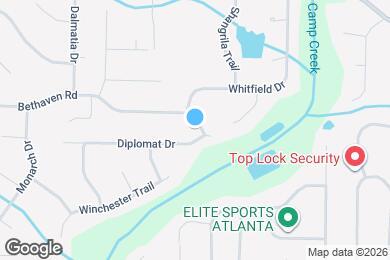 Map image of the property - 1357 Diplomat Dr