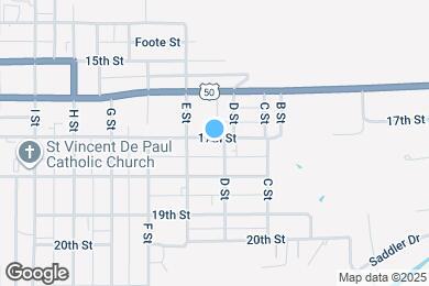 Map image of the property - 406 E 17th St