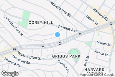 Map image of the property - 1482 Beacon St