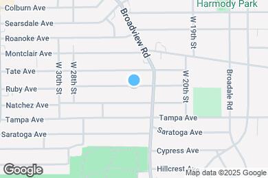 Map image of the property - 2215 Hood Ave