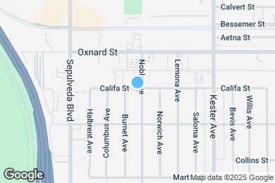 Map image of the property - 5855 Noble Ave