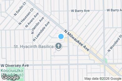 Map image of the property - 3625 W Oakdale Ave