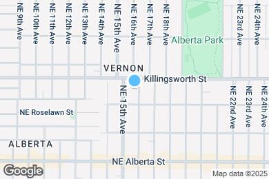 Map image of the property - 5409 NE 16th Ave