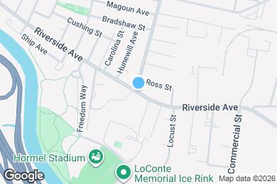 Map image of the property - 336 Riverside Ave